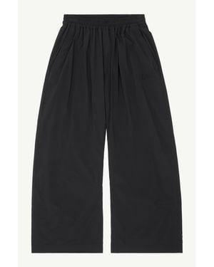 MM6 by Maison Margiela Logo-Embroidered Nylon Drawstring Trousers - Blue