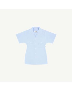MM6 by Maison Margiela Tailored Poplin Shirt - Blue