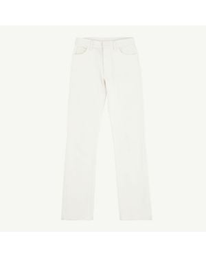 MM6 by Maison Margiela Straight-Leg Jeans - White