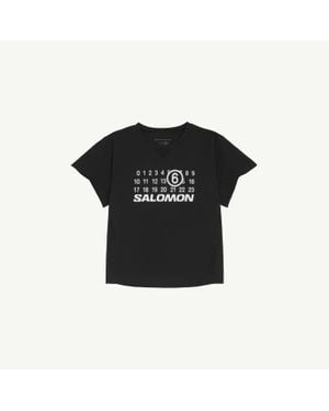 MM6 by Maison Margiela X Salomon Seamless T-Shirt - Black