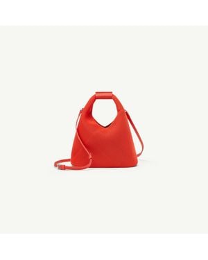 MM6 by Maison Margiela Japanese Mesh Crossbody Bag - Red
