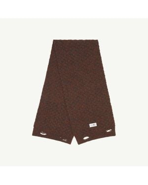 MM6 by Maison Margiela Wool Scarf - Brown
