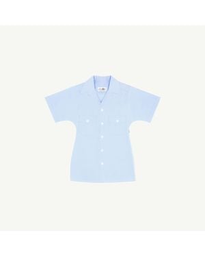 MM6 by Maison Margiela Tailored Poplin Shirt - Blue