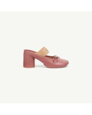 MM6 by Maison Margiela Anatomic Numeric Sandals - Pink