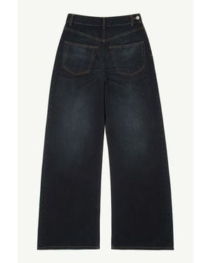 MM6 by Maison Margiela Wide-Leg Jeans - Blue
