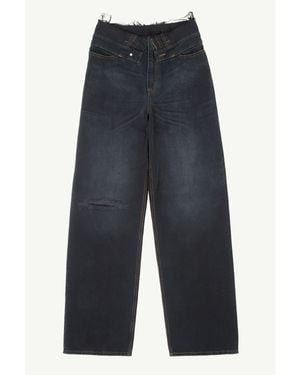 MM6 by Maison Margiela Straight-Leg Jeans - Blue