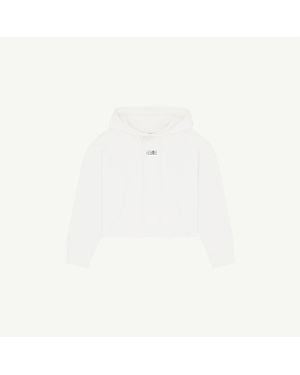 MM6 by Maison Margiela Hooded Sweatshirt - White