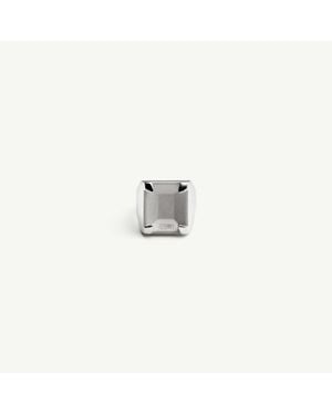 MM6 by Maison Margiela Unexisting Stone Ring - White