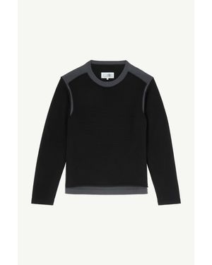 MM6 by Maison Margiela Crew Neck Jumper - Black