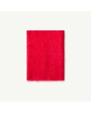 MM6 by Maison Margiela Brushed Knit Neck Warmer - Red