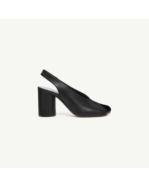 MM6 by Maison Martin Margiela Anatomic Sandals - Black