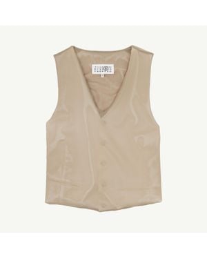 MM6 by Maison Margiela Waistcoat - Natural