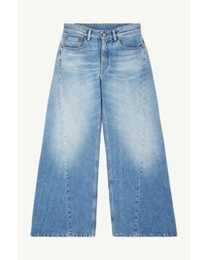 MM6 by Maison Margiela Wide-Leg Jeans - Blue
