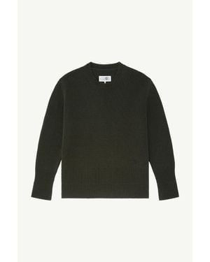 MM6 by Maison Margiela Wool Crew Neck Jumper - Green