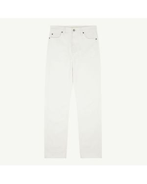MM6 by Maison Margiela Cotton Canvas Jeans - White
