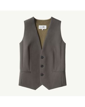 MM6 by Maison Margiela Replaced Back Gilet - Grey