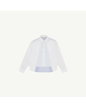 MM6 by Maison Margiela Cropped Shirt - White