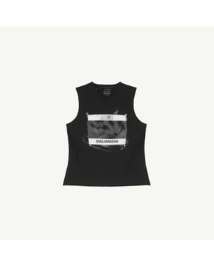 MM6 by Maison Margiela X Salomon Crewneck Top - Black