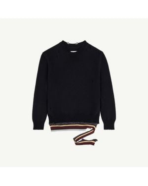 MM6 by Maison Margiela Cotton Jumper - Blue
