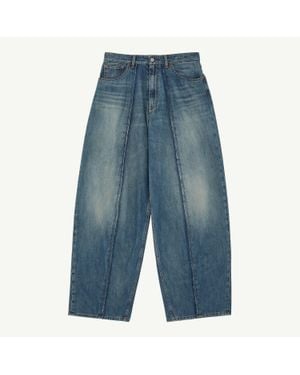 MM6 by Maison Margiela Wide-Leg Jeans - Blue