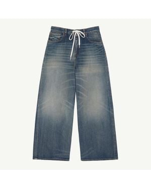 MM6 by Maison Margiela Wide-Leg Jeans - Blue