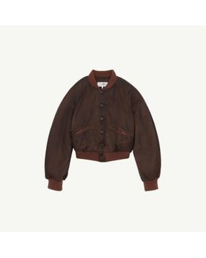 MM6 by Maison Margiela Bomber Jacket - Brown