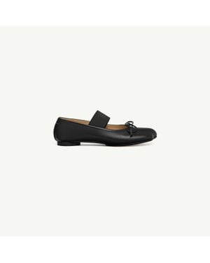 MM6 by Maison Margiela Anatomic Numeric Ballerinas - Black