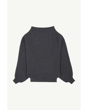 MM6 by Maison Margiela Merino Wool Knitted Dress - Blue