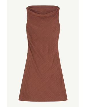 MM6 by Maison Margiela Jacquard Dress - Brown