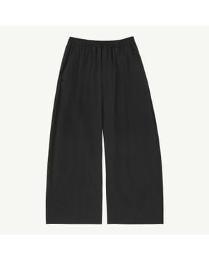 MM6 by Maison Margiela Wide-Leg Trousers - Black