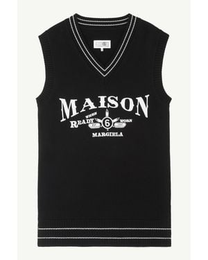 MM6 by Maison Margiela Knitted Dress - Black