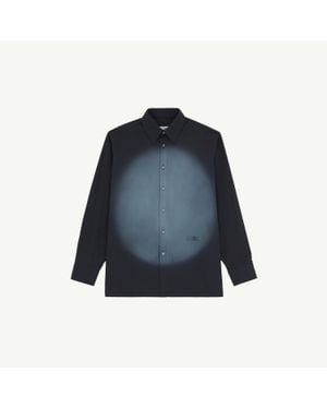 MM6 by Maison Margiela Spray Print Shirt - Blue