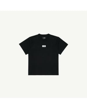 MM6 by Maison Margiela Numeric Cotton T-Shirt - Black