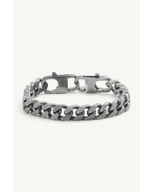 MM6 by Maison Margiela Burnished Chain Bracelet - Grey