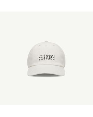MM6 by Maison Margiela Spiga 5-Panel Cap - White