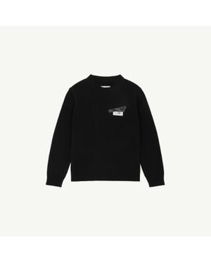 MM6 by Maison Margiela Taped Label Jumper - Black