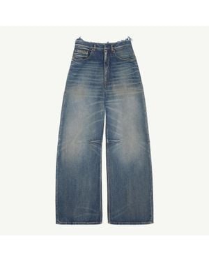 MM6 by Maison Margiela Wide-Leg Jeans - Blue