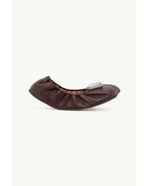 MM6 by Maison Margiela Numeric Anatomic Ballerina - Red