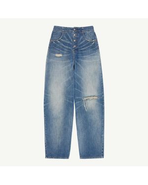 MM6 by Maison Margiela High Waist Jeans - Blue