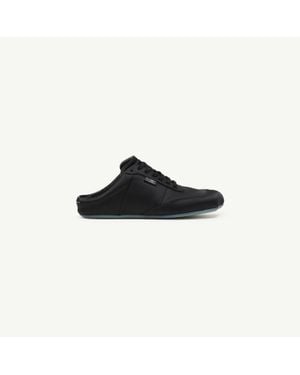 MM6 by Maison Margiela Satin Factory Trainers - Black