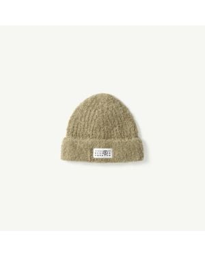 MM6 by Maison Margiela Numeric Knit Beanie - Green
