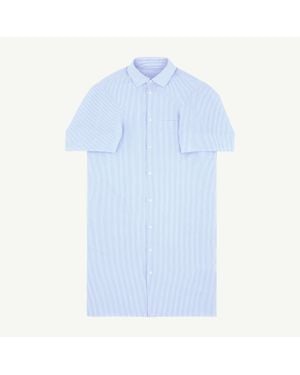 MM6 by Maison Margiela Poplin Shirt Dress - Blue