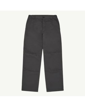 MM6 by Maison Margiela Polycotton Twill Trousers - Grey