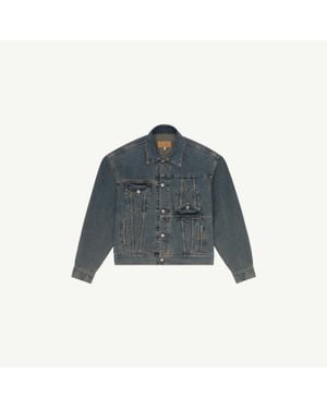 MM6 by Maison Margiela Denim Jacket - Blue