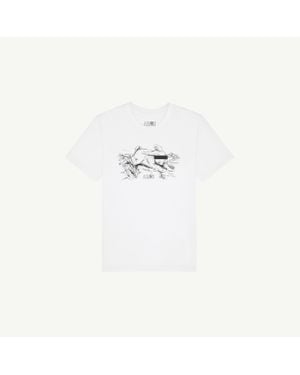 MM6 by Maison Martin Margiela Rabbit Print T-Shirt - White