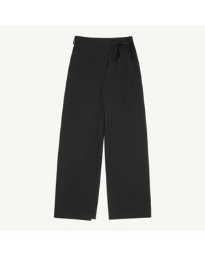 MM6 by Maison Margiela Wrap Trousers - Black