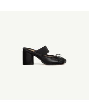 MM6 by Maison Margiela Anatomic Numeric Sandals - Black