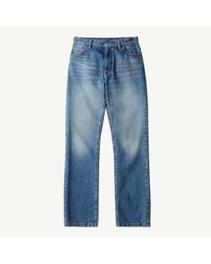 MM6 by Maison Margiela Double Back Pocket Denim Jeans - Blue