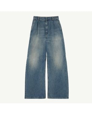 MM6 by Maison Margiela Wide-Leg Jeans - Blue