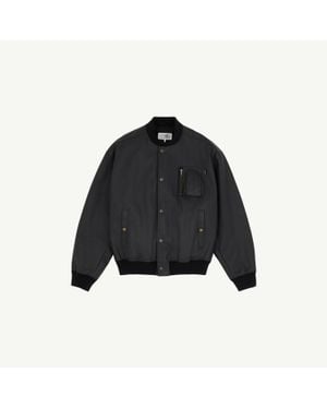 MM6 by Maison Margiela Varsity Jacket - Black